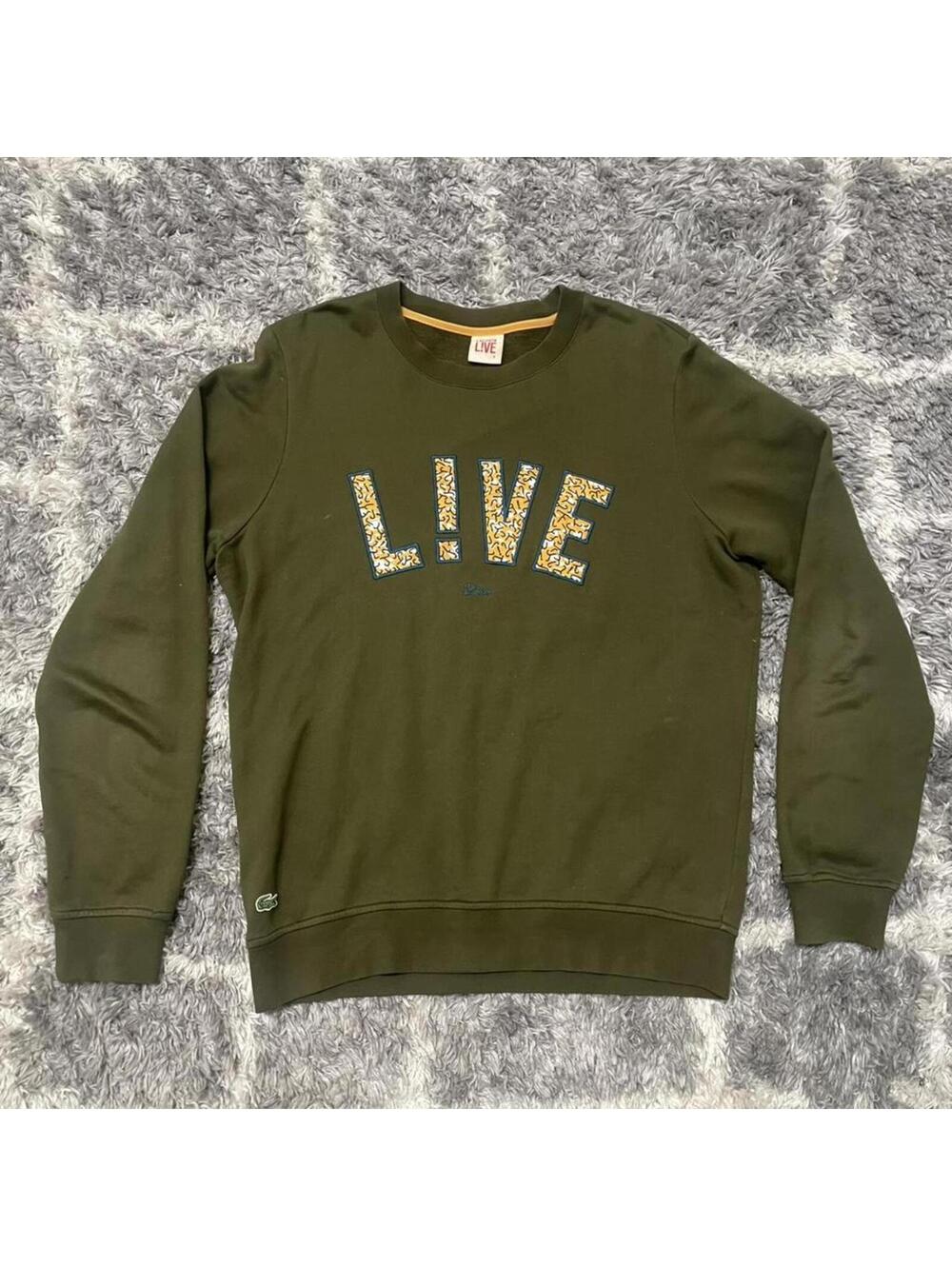 Lacoste Live Women's Green and Khaki Sweatshirt